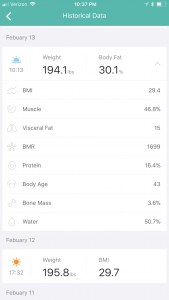 whole30 day 3 weight loss