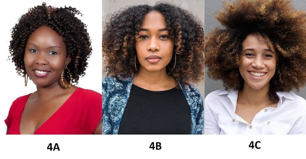 hair texture chart 4c